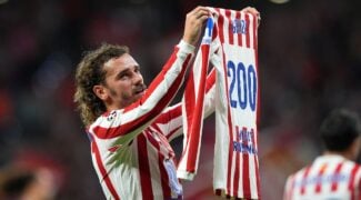 Antoine Griezmann marcou o seu 200º golo pelo Atlético de Madrid